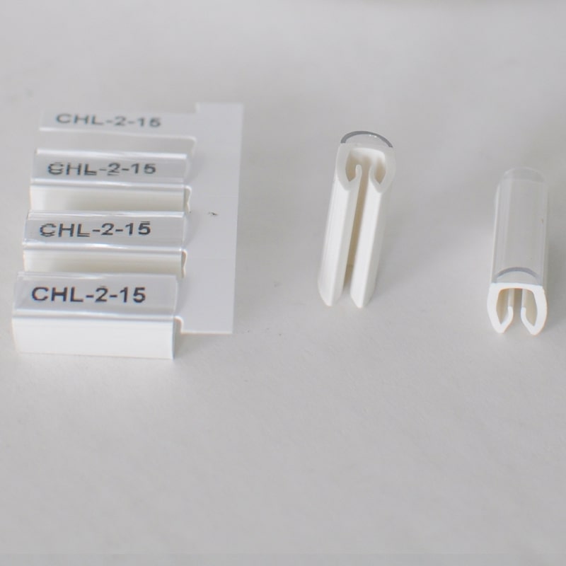 Держатель маркера CHL-2-15 - Контейнер для маркера, защелкивающийся на кабеле, длина 15 мм, диаметр провода 3,0 - 4,3 мм, в упаковке 1000 держателей для установки маркера HIC