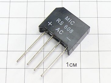 Мост RS608 ( 6А,1000В)