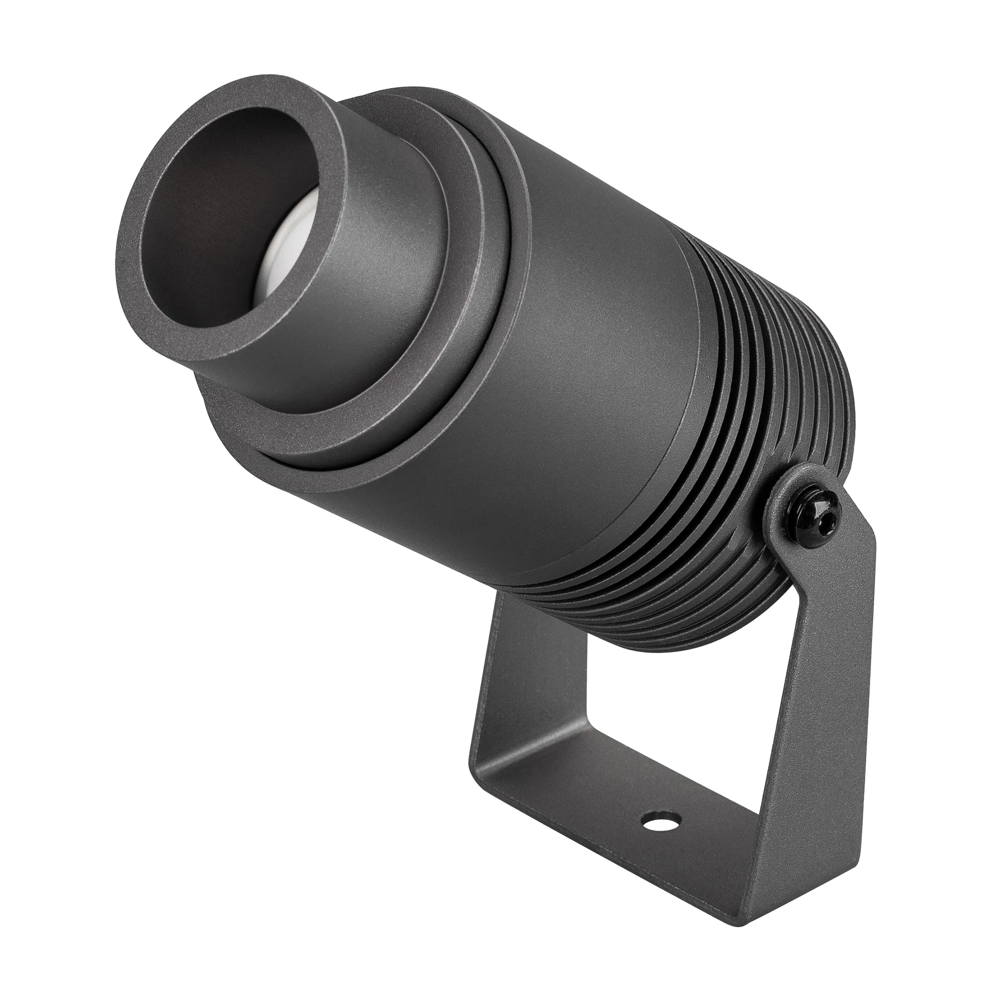 Светильник ALT-RAY-ZOOM-R61-12W Warm3000 (DG, 10-60 deg, 230V) 026447 - Уличный светодиодный прожектор, мощность 12Вт, регулируемый угол освещения 10-60°. Цвет ТЕПЛЫЙ 3000К, световой поток 160-520лм. Влагозащищенный корпус IP67 - темно-серый алюминий, экр