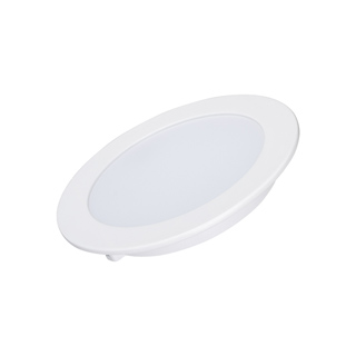 Светильник DL-BL125-9W White 021433 - Светодиодная панель 9Вт, корпус IP40 белый, круглый. Цвет БЕЛЫЙ 6000K, св.поток 630-720лм, CRI(Ra)>80, угол 100°. Размер Ф125x22 мм, установка в отверстие 110 мм. Питание AC 180-240V, 9Вт, DC300mA 27...33V, драйвер в 