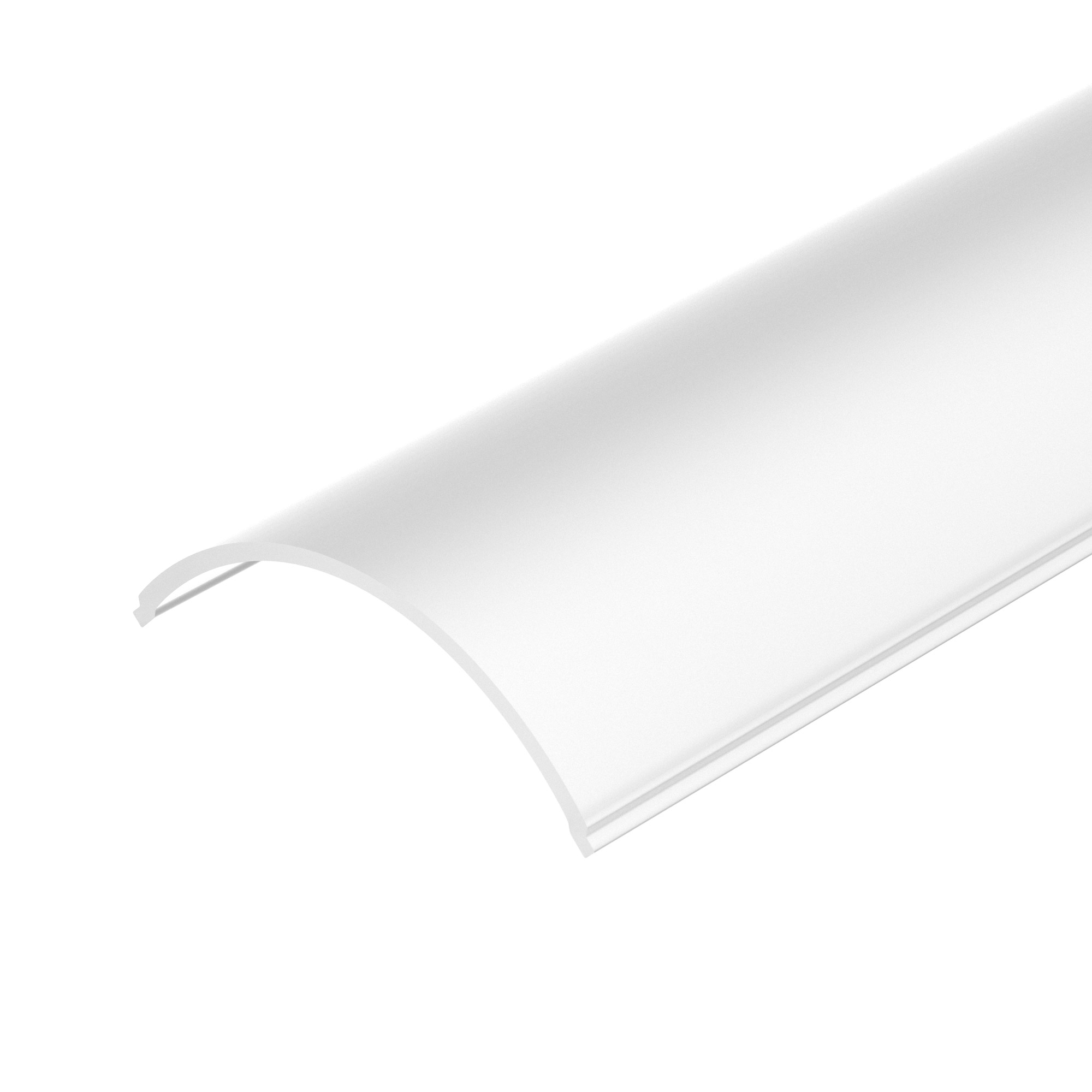 Экран ARH-KANT-H30-2000 Round Opal-PM 016577 - Матовый экран PMMA для профиля KANT-H30. Полукруглый, длина 2000мм. Цена за 1м.