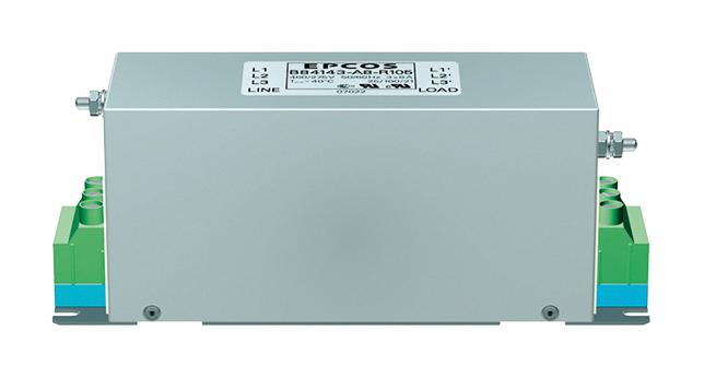 B84143A0008R105 - Фильтр линии питания ЭМС 50Гц/60Гц 8A 520В переменного тока клеммный блок фланцевое крепление