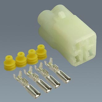 7045F-2.2-21 - Разъем автомобильный соединитель, розетка 4 конт, 12/ 24 В