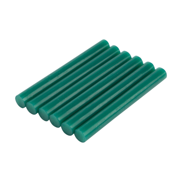 Стержни клеевые 11мм,100мм, 6шт/уп зел - блистер