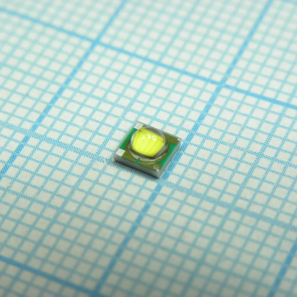 XPGWHT-L1-0000-00G53 - Светодиод smd повышенной яркости, серия XLamp XP-G, холодный белый, 5000К-6500K, 130 лм, 3.2В, 350мА, 125°. размеры: 3.45x3.45x2.13 мм