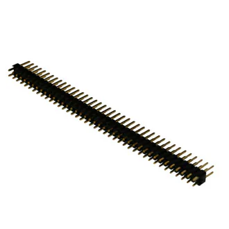 PLD 2X40 (PLD-80 ШАГ 2.54 ММ) - Разъем штыревой двухрядный 80 контактов, шаг 2,54мм