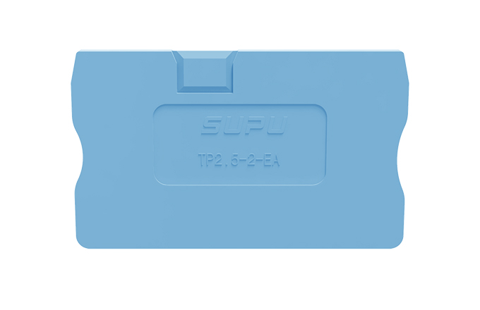 Торцевая крышка TP2.5-2-1-BU-EA - Торцевая крышка для клемм TP2.5-2-1..., цвет: синий