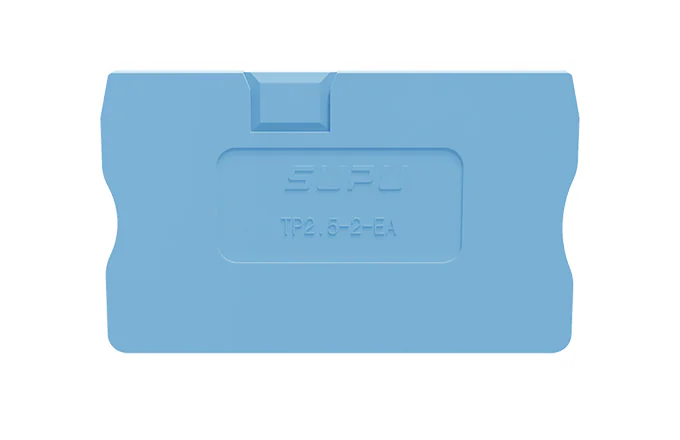 Торцевая крышка TP2.5-2-1-BU-EA - Торцевая крышка для клемм TP2.5-2-1..., цвет: синий