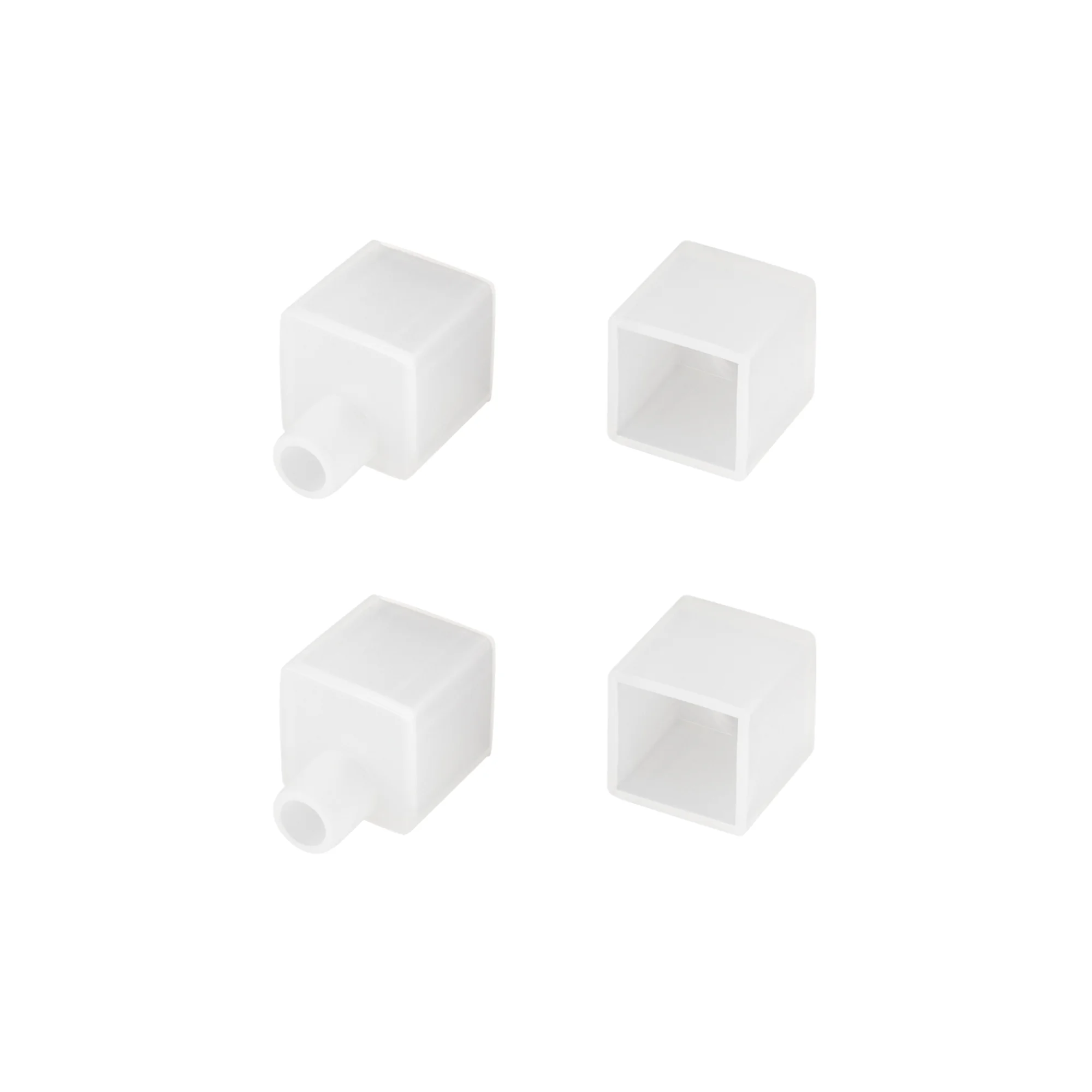 Заглушка WPH-FLEX-1212-TOP WHITE с отверстием 040859 - Заглушка с отверстием для силиконового профиля WPH-FLEX-1212-TOP. Материал - силикон. В комплекте 4 заглушки.