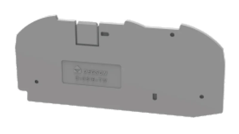 Торцевая крышка D-DS16-TW-01P-11 - Торцевая крышка, для клемм DS16-TW..., цвет: серый