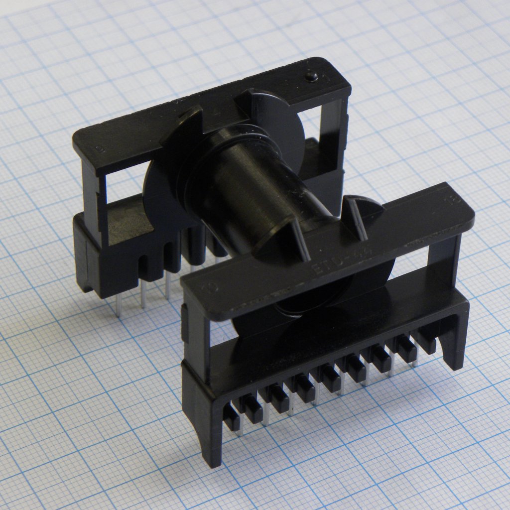 ETD44  BBN H 1S 9+9 - Каркас горизонтальный для сердечника ETD44 51*49.6*38.4мм, 18 выводов