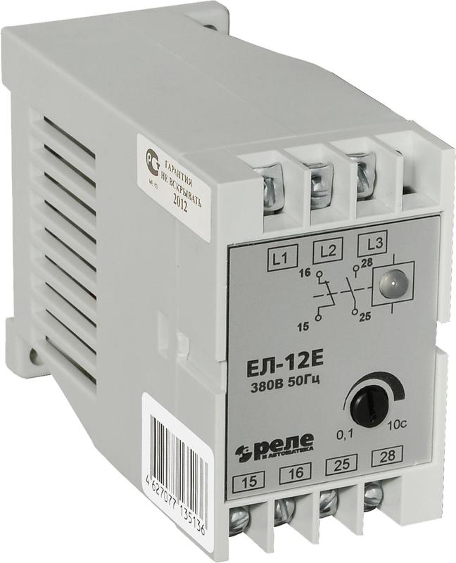 Реле контроля фаз ЕЛ-12Е 380В 50Гц A8222-77135242