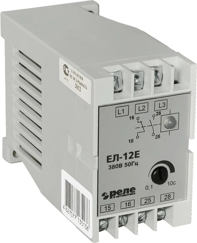 Реле контроля фаз ЕЛ-12Е 380В 50Гц A8222-77135242