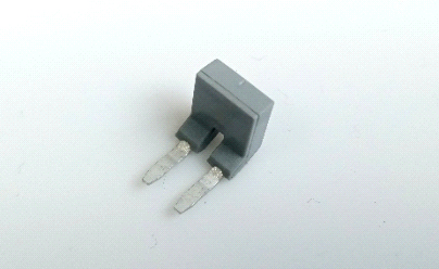 Соединительная перемычка 241601 - Соединительная перемычка, для клемм 241…, 2 полюса, цвет: серый