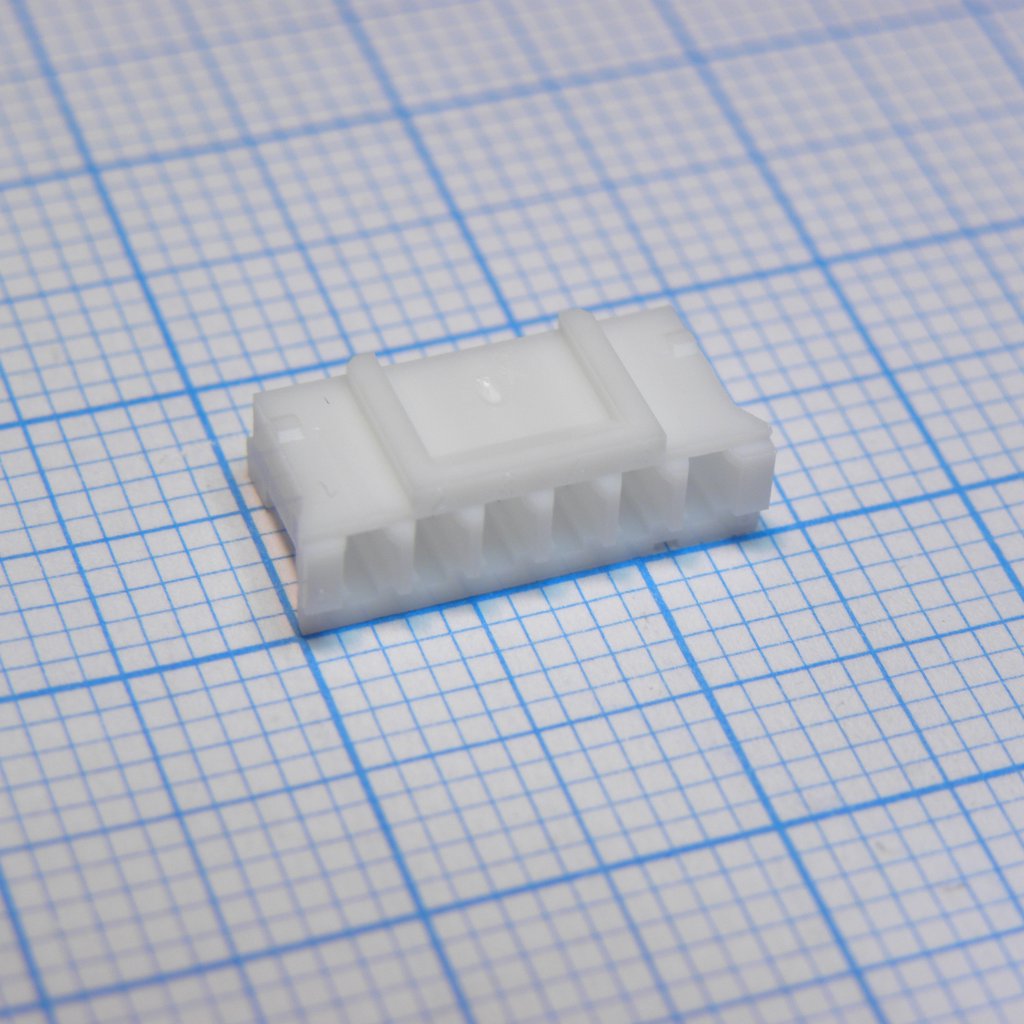 PHR-6 - Корпус разъема, Серия PH, Гнездо, 6 вывод(-ов), 2 мм, Обжимными контактами серий BPH и SPH