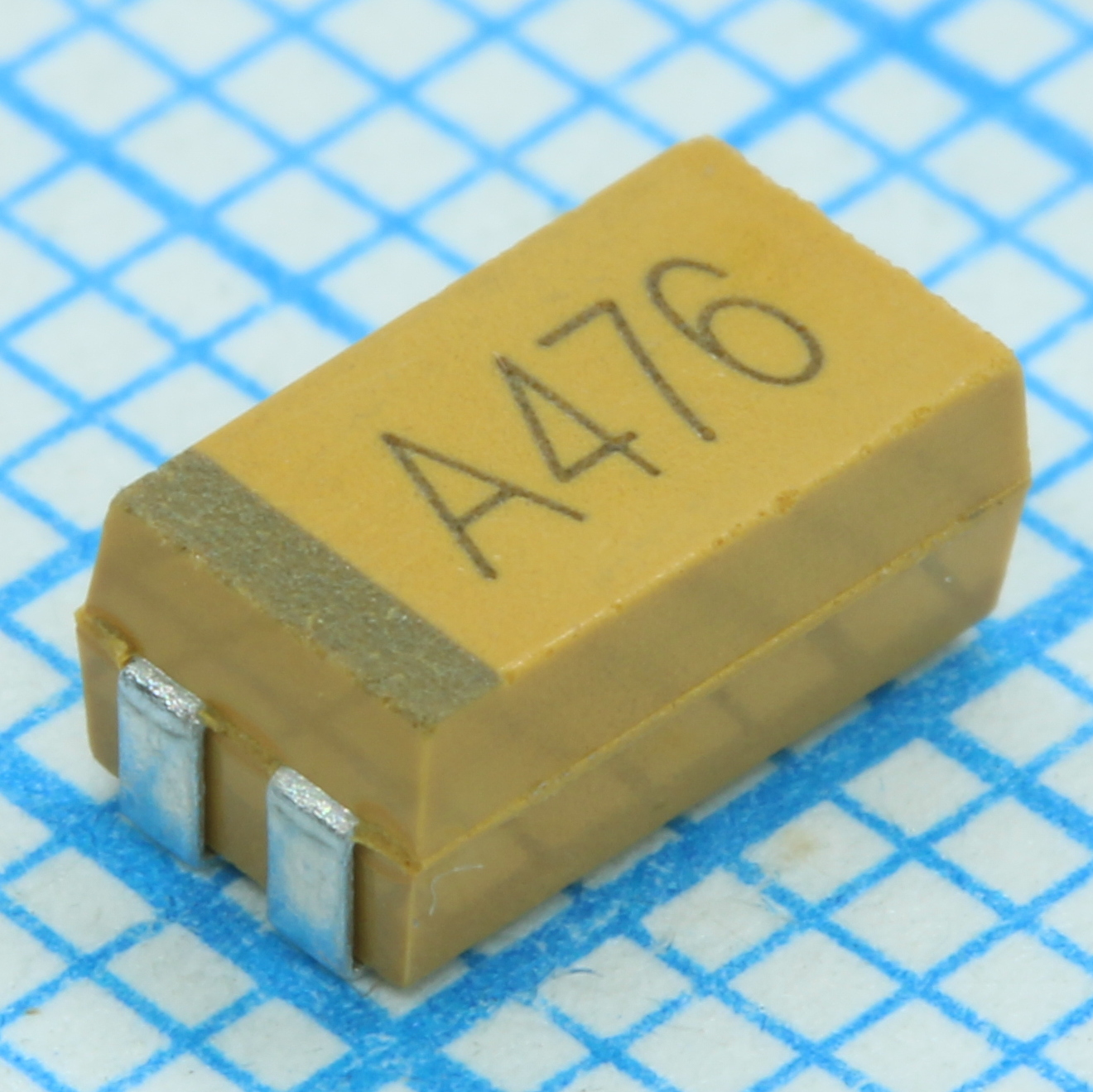 TAJC226M016RNJ - ЧИП-конденсатор танталовый твердотельный 22мкФ 16В типоразмер C ±20% (6х3.2х2.6мм) выводы внутрь SMD 6032-28 1Ом 125°С лента на катушке