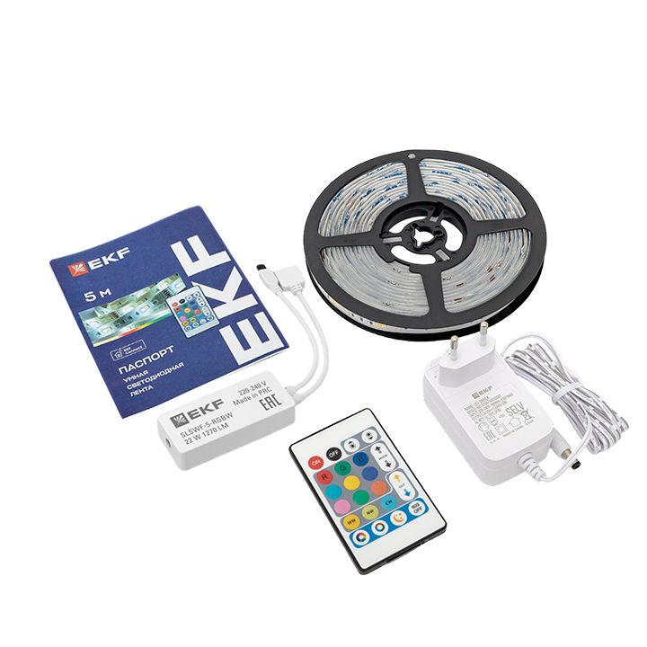 Умная светодиодная лента EKF Connect RGBW 5m(кр.1шт)