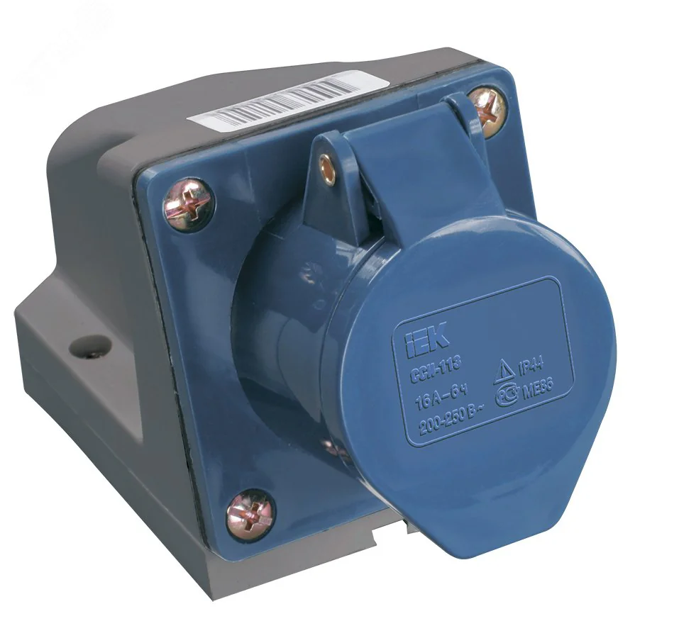 Розетка ОП 32А 220В 2P+PЕ ССИ-123 IP44 PSR11-032-3