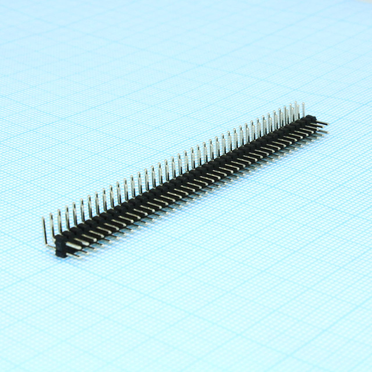 DS1025-06-2X40P8BR1-B - Штырь на плату двухрядный с шагом 2.0мм прямой угол