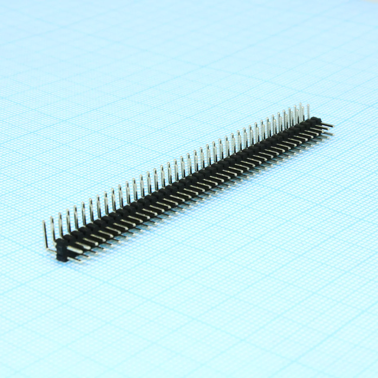 DS1025-06-2X40P8BR1-B - Штырь на плату двухрядный с шагом 2.0мм прямой угол