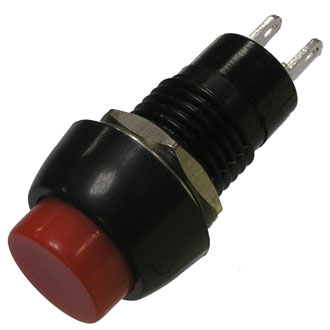 PBS-20B OFF-(ON) КРАСНЫЙ - Кнопочный переключатель PBS-20B, OFF-ON, красный
