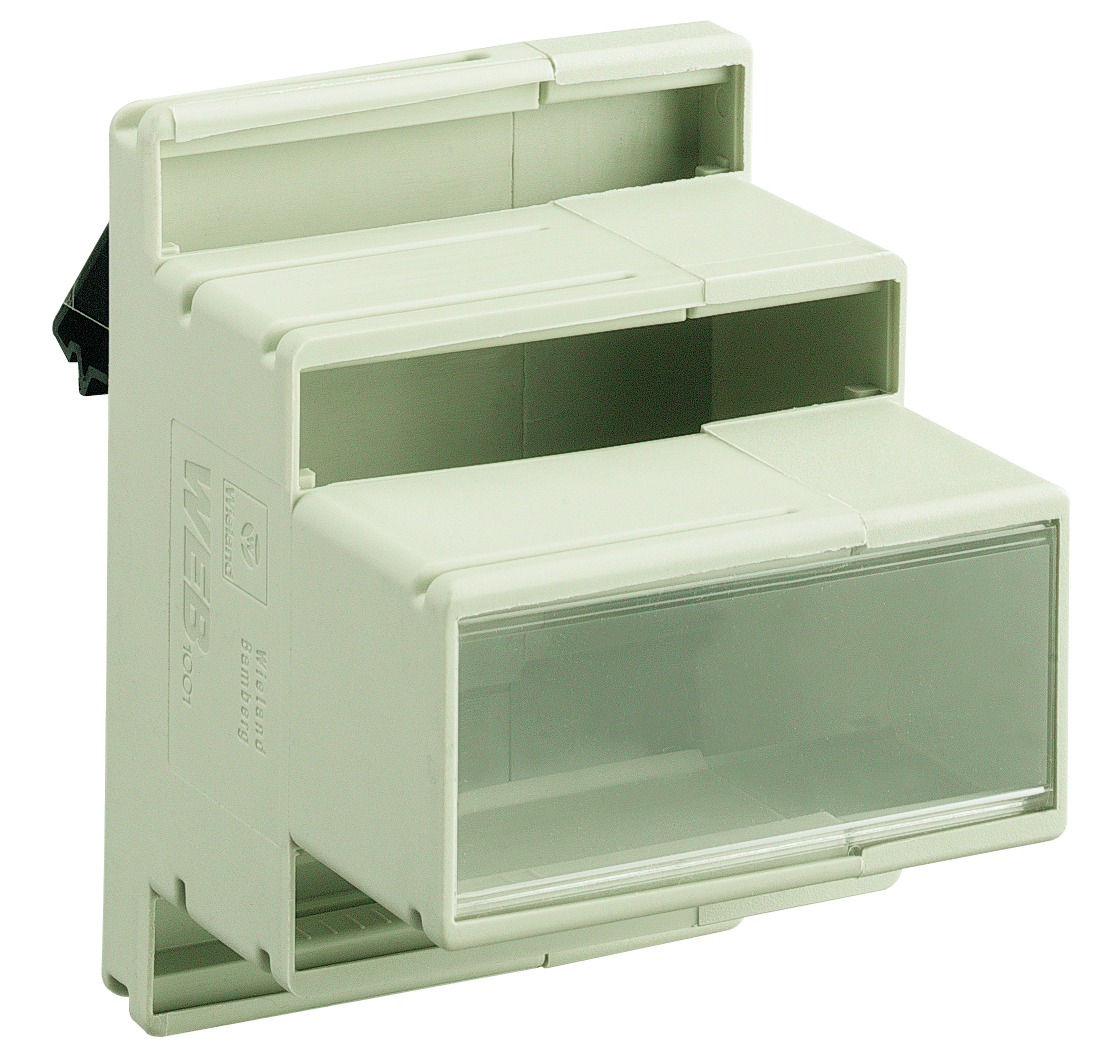 Корпус 87.070.0053.0 - Корпус для РЭА, с универсальным креплением, без печатной платы, габариты корпуса, Ш х В х Г (мм): 70,5 x 74 x 96, габариты платы, Ш х В х Г (мм): Плата A 93 x 67, Плата B 63 x 67, цвет: серый, серия wiebox WEB 7