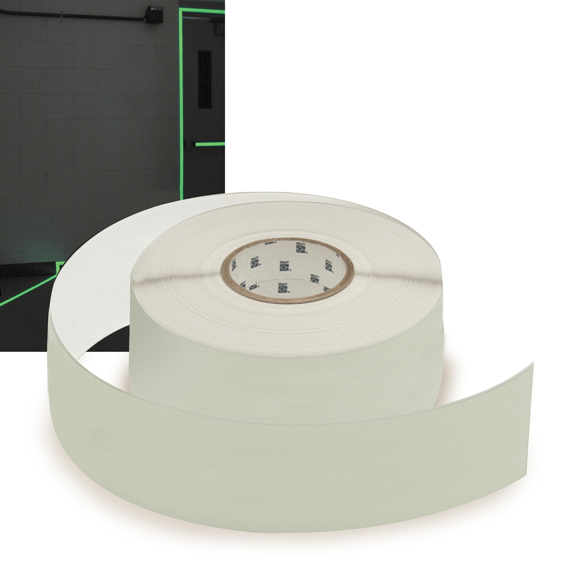 gws836797 - Фотолюминисцентная лента, класс свечения В, материал B-7568, ширина 80 мм, длина 10 м