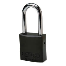 gws814074 - Замки алюминиевые стандартные, алюминиевая дужка, высота дужки – 38 мм, диаметр дужки – 6.5 мм, алюминиевый корпус, размеры корпуса – 40х38х19 мм, цвет – черный, 6 шт/упак