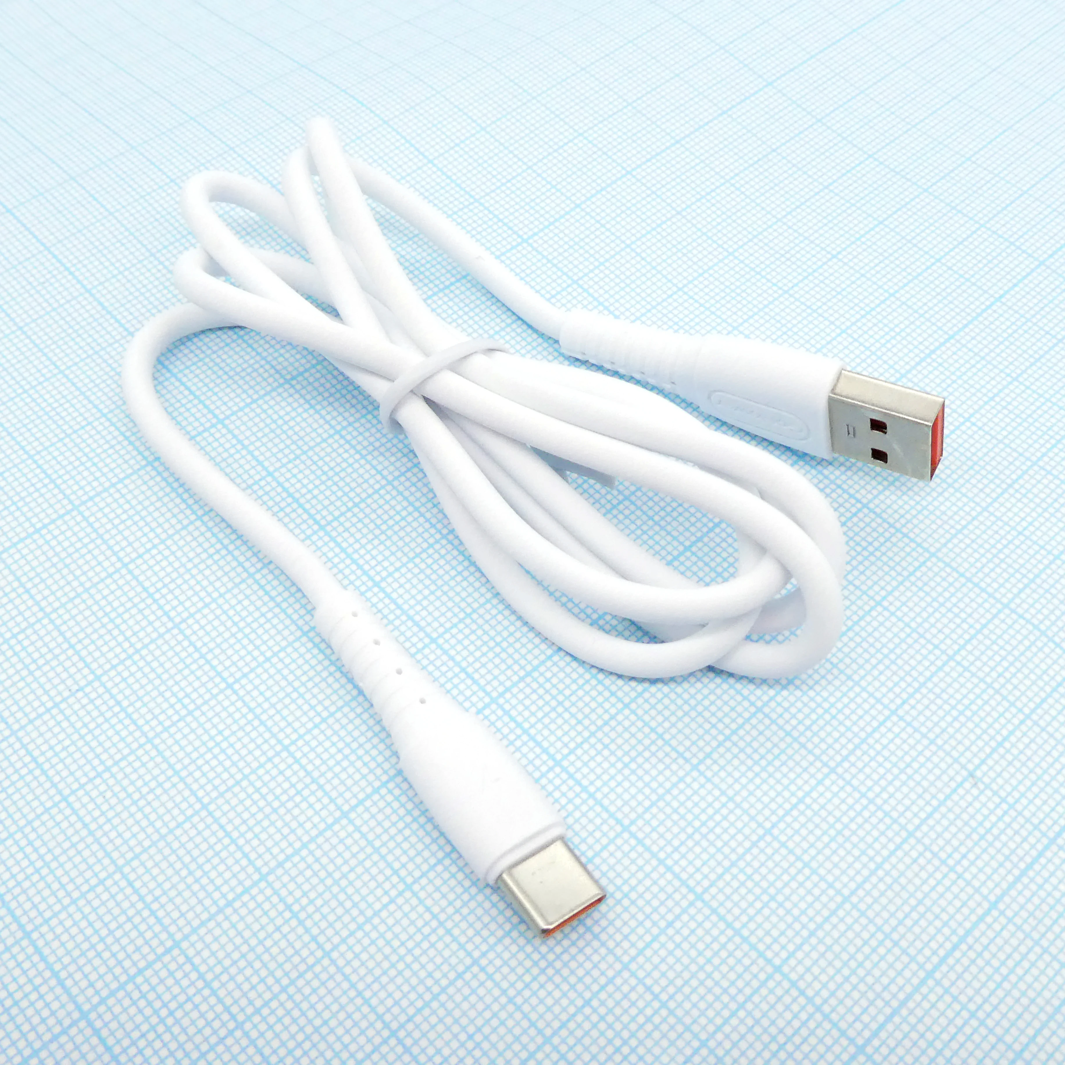 Шнур USB-Type-C   GoPower GP07T - Кабель USB-A - USB type С силиконовый