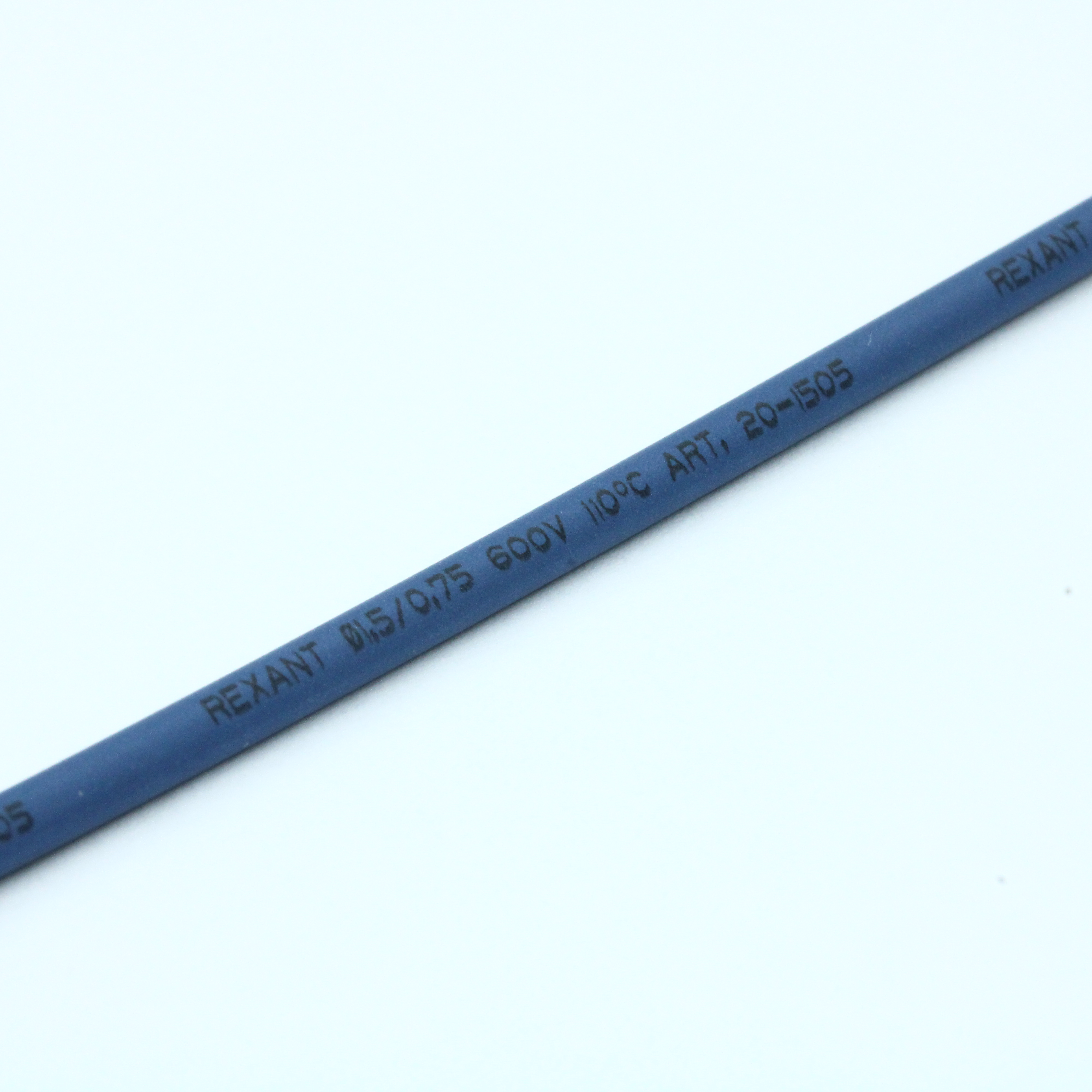 Трубка термоусадочная ТУТ нг 1,5/0,75 синяя - 1м, не поддерживает горение