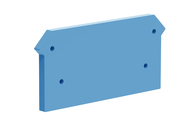 Торцевая крышка 216114 - Торцевая крышка для клемм TA16, цвет: синий