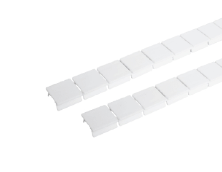 Маркировочные шильдики BB 9 - Маркировочне шильдики (полоска 10 шильдиков), для клемм UBJ2-2.5, чистая, цвет: белый