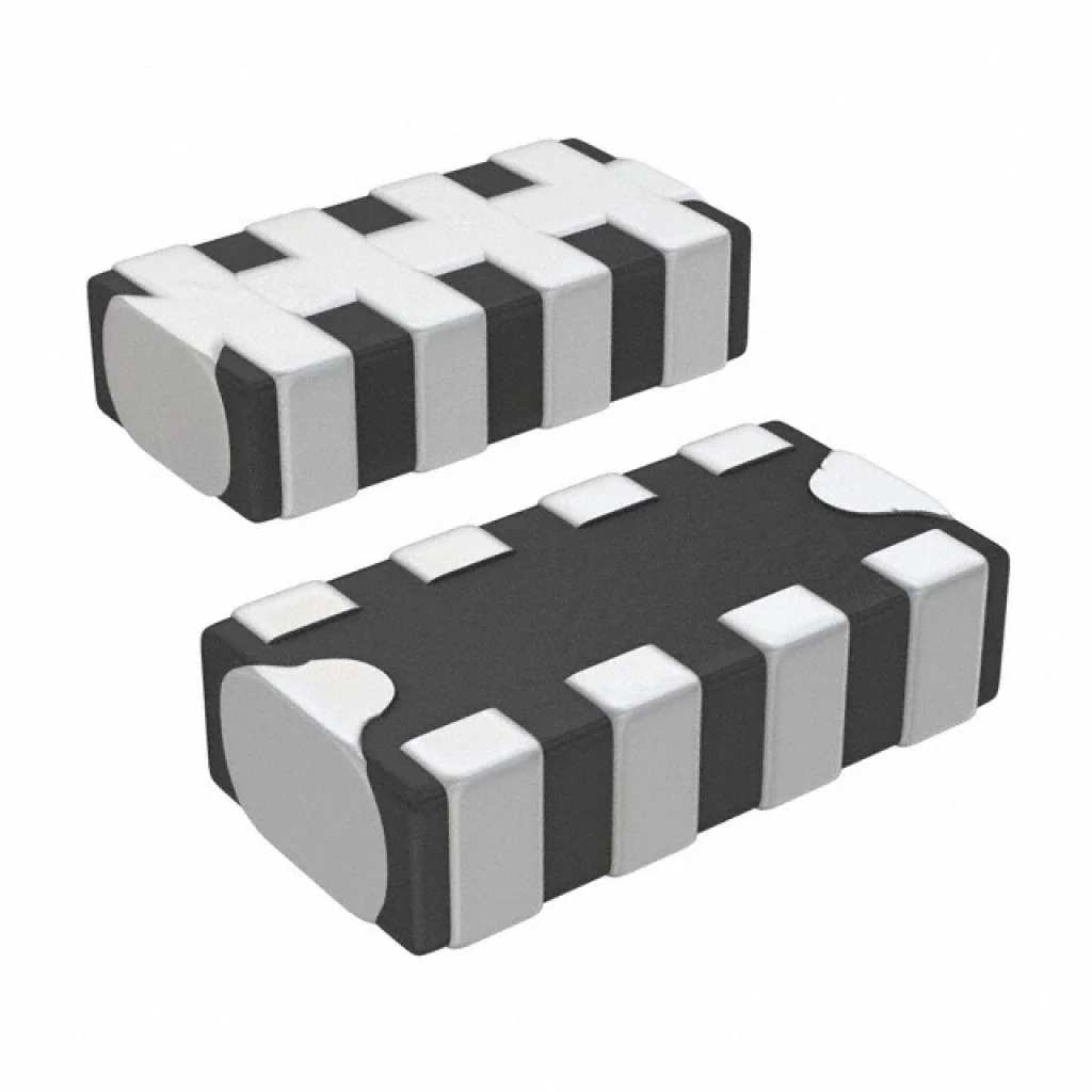 NFA31CC101S1E4D - EMI фильтр, сборка из 4-х емкостей 100pF ±20%, 200mA, 25Vdc, 1000Mohm