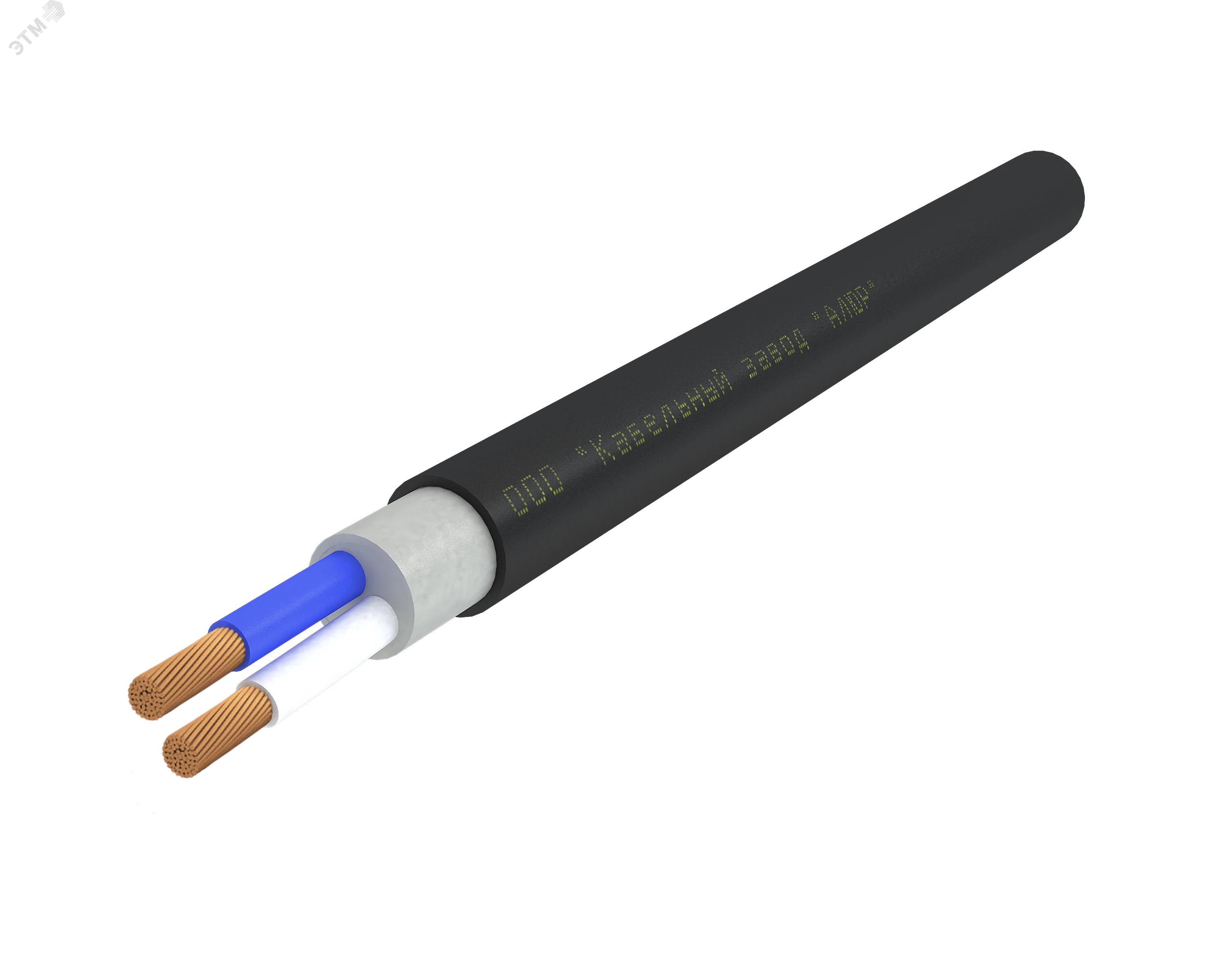 Кабель силовой КГВВнг(А)-LS 2х1(N) 220/380-3 100м 00-00024624