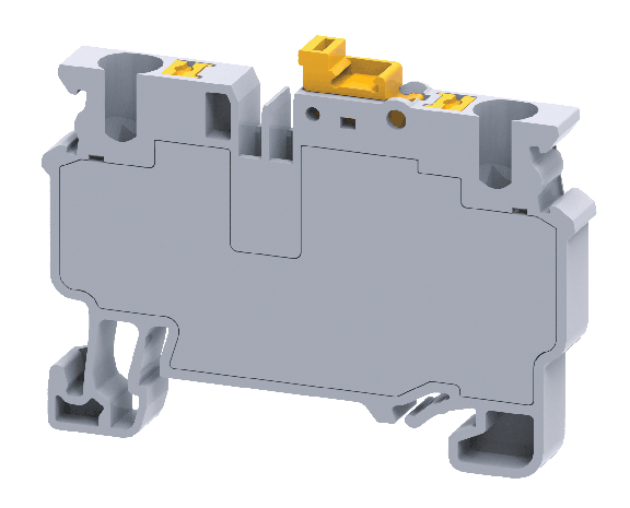 Клемма с ножевым размыкателем CPK4 - Клемма с ножевым размыкателем, тип фиксации провода: push-in, номинальное сечение: 4 мм кв., 20A, 1000V, ширина: 8 мм, цвет: серый, тип монтажа: DIN 35