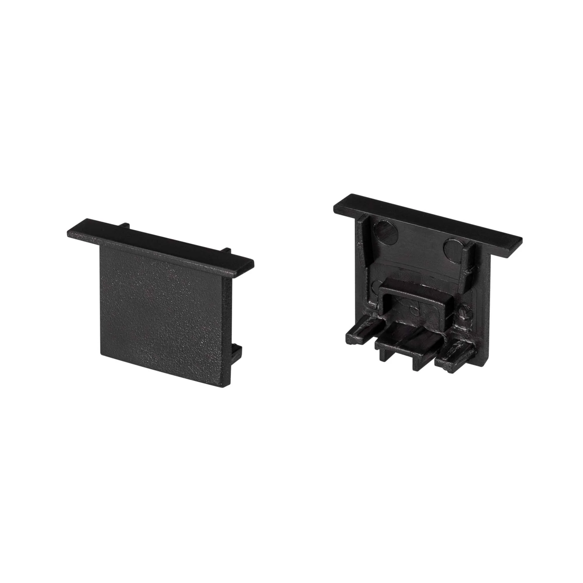 Заглушка SL-COMFORT-1716-F BLACK глухая 031774 - Пара заглушек чёрного цвета (без отверстия) для профиля SL-COMFORT-1716-F BLACK. В комплекте 2 заглушки. Цена за комплект.