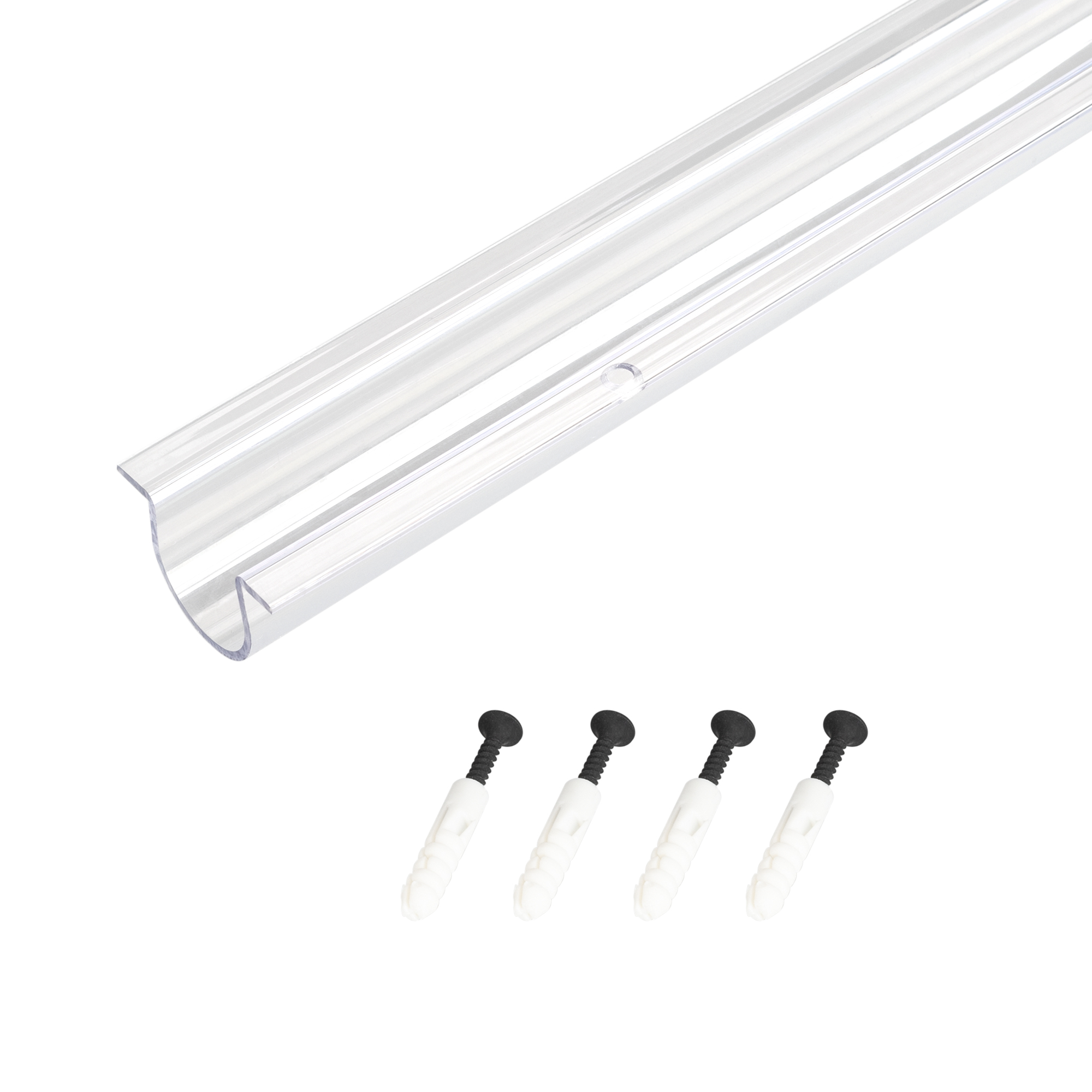 Крепление MOONLIGHT-HR-CEILING-D25-1000 036264 - Горизонтальное потолочное крепление для герметичной ленты MOONLIGHT-D25. Длина 1 метр, подходит для любых потолочных поверхностей. Направление вывода кабеля универсальное. Укомплектовано 4 шурупами с дюбеля