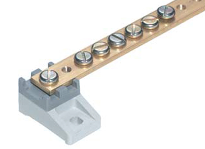 Шина FKK18 / 2 Z - Нейтральная шина 15 x 3, длина 1 метр