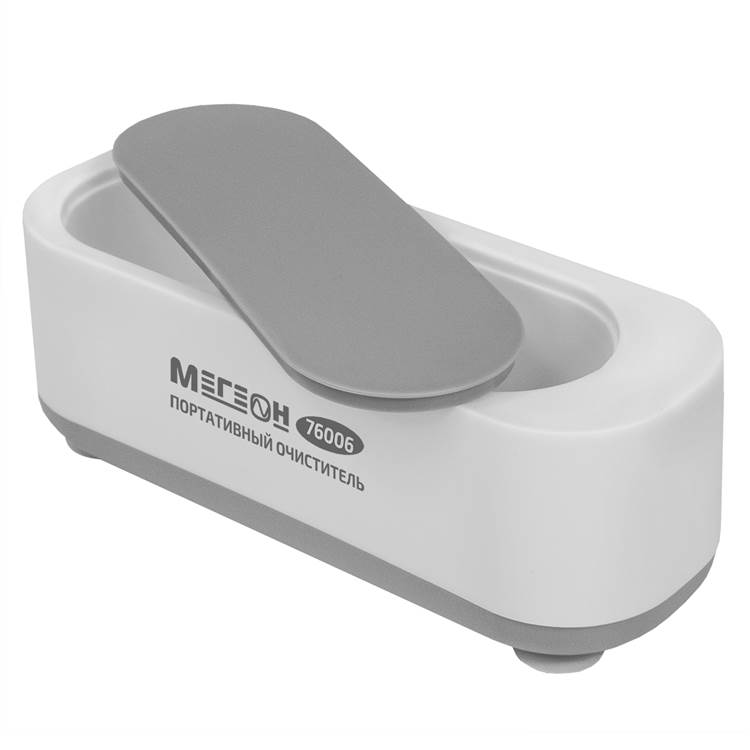Мегеон 76006 - Ванна ультразвуковая отмывочная портативная объемом 200мл, , полезный размер резервуара 152х54х36мм, работа от батареек типа ААА