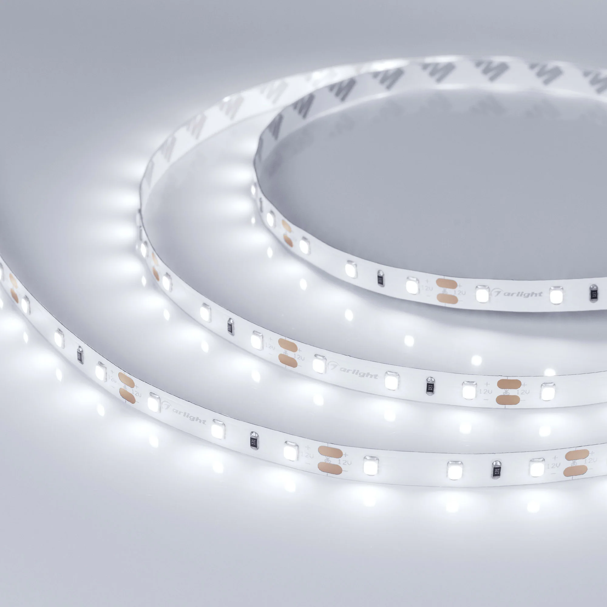 Лента светодиодная 7,2 Вт/м 12В IP20 6000K 60LED/м RT/RTW-A60-8mm SMD 2835 5 м