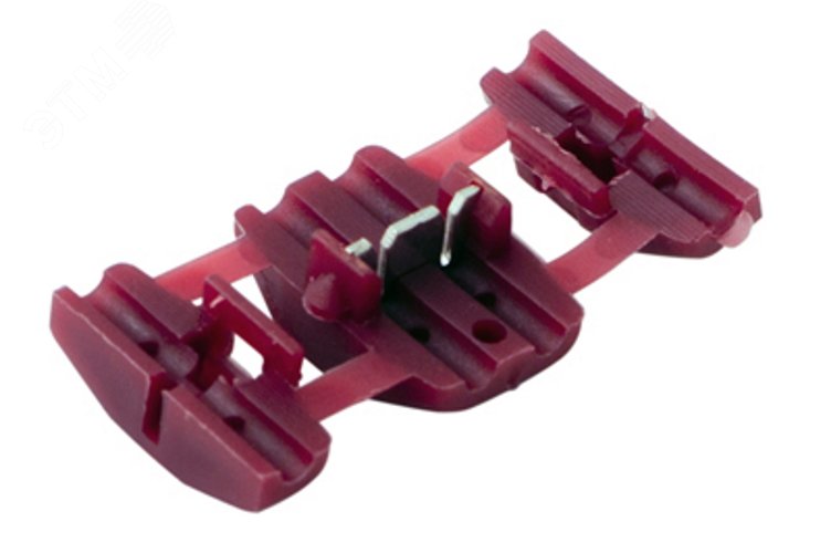 Ответвитель питания 0.5-0.75 мм2 (ОВ) красный 08-0791