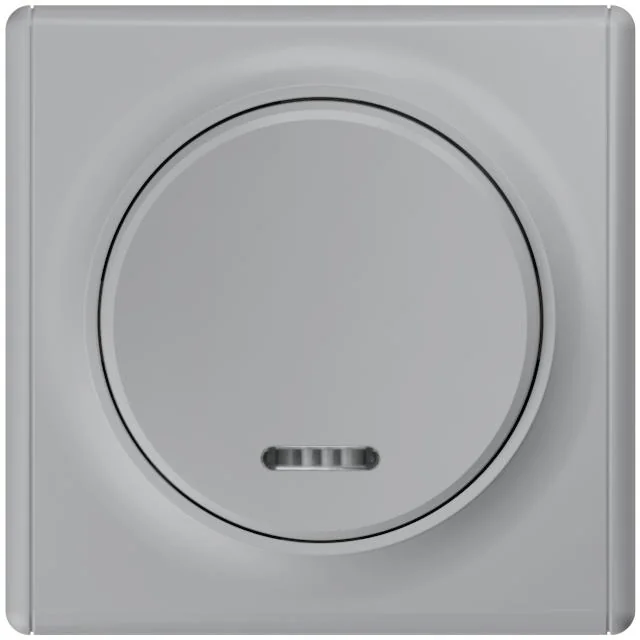 Выключатель 1-кл. СП Florence 10А IP20 с подсветкой механизм сер. (1E31701302) 2172847