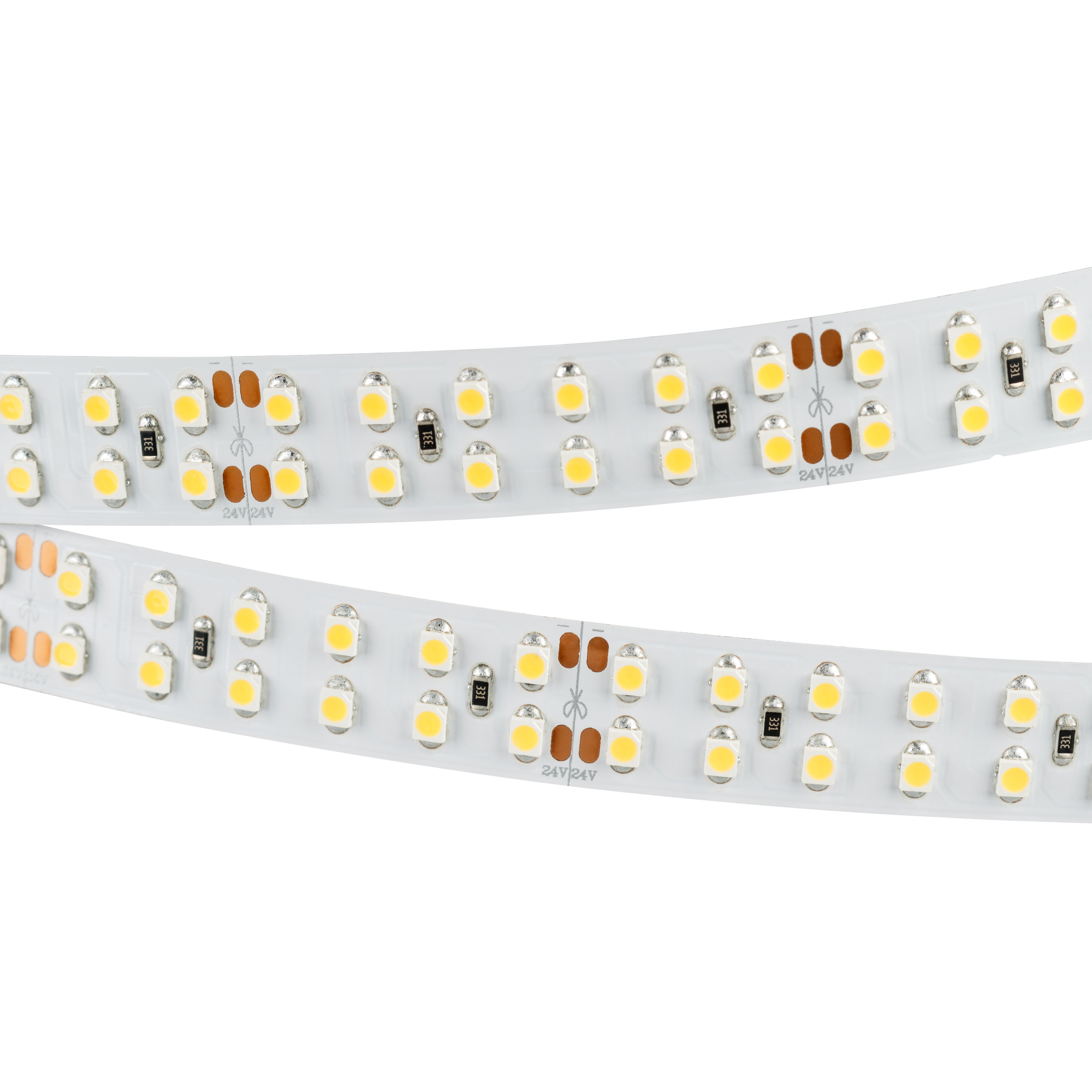 Лента RT 2-5000 24V White6000 2x2 (5060, 600 LED, LUX) 011256(1) - Гибкая лента LUX, 2 ряда светодиодов smd 5060, 120шт/м (600шт на 5м), белая плата 15мм, скотч 3М. Цвет БЕЛЫЙ 5800-6500K. Питание 24V, мощность 28.8 Вт/м (144 Вт на 5м), угол 120°, цветопер