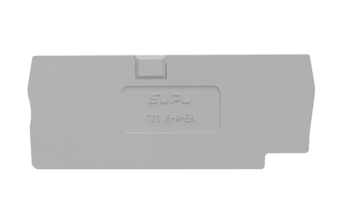 Торцевая крышка TC1.5-4-GY-EA - Торцевая крышка для клемм TC1.5-4-..., цвет: серый