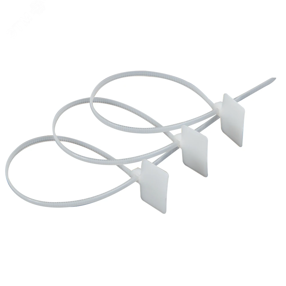 Хомут с площадкой OptiKit CT-M-N-2,5х110-белый (100шт) 278330