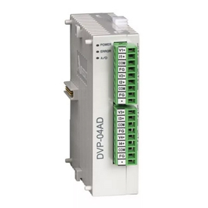 Модуль аналогового вывода DVP06AD-S - Модуль аналогового ввода: 6AI, 14bit, 24V DC Power, SLIM