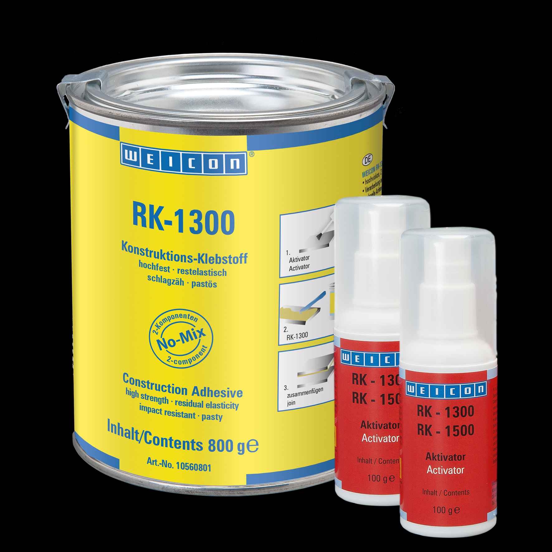 wcn10560800 - 10007378 WEICON RK-1300 (1 кг) Двухкомпонентный конструкционный клей