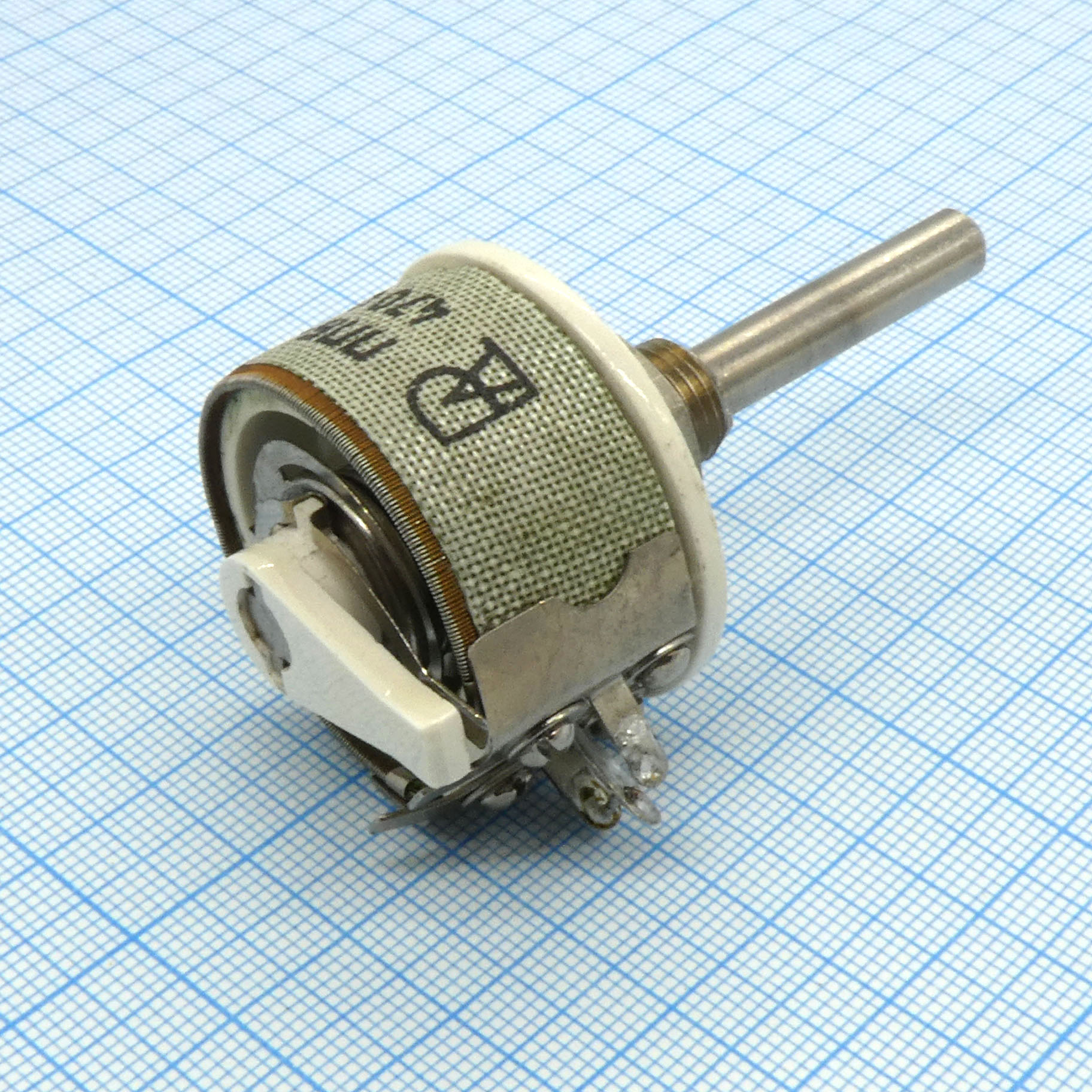 ППБ-16Г    470 ±5% - Резистор переменный проволочный 470Ом ±5% 16Вт