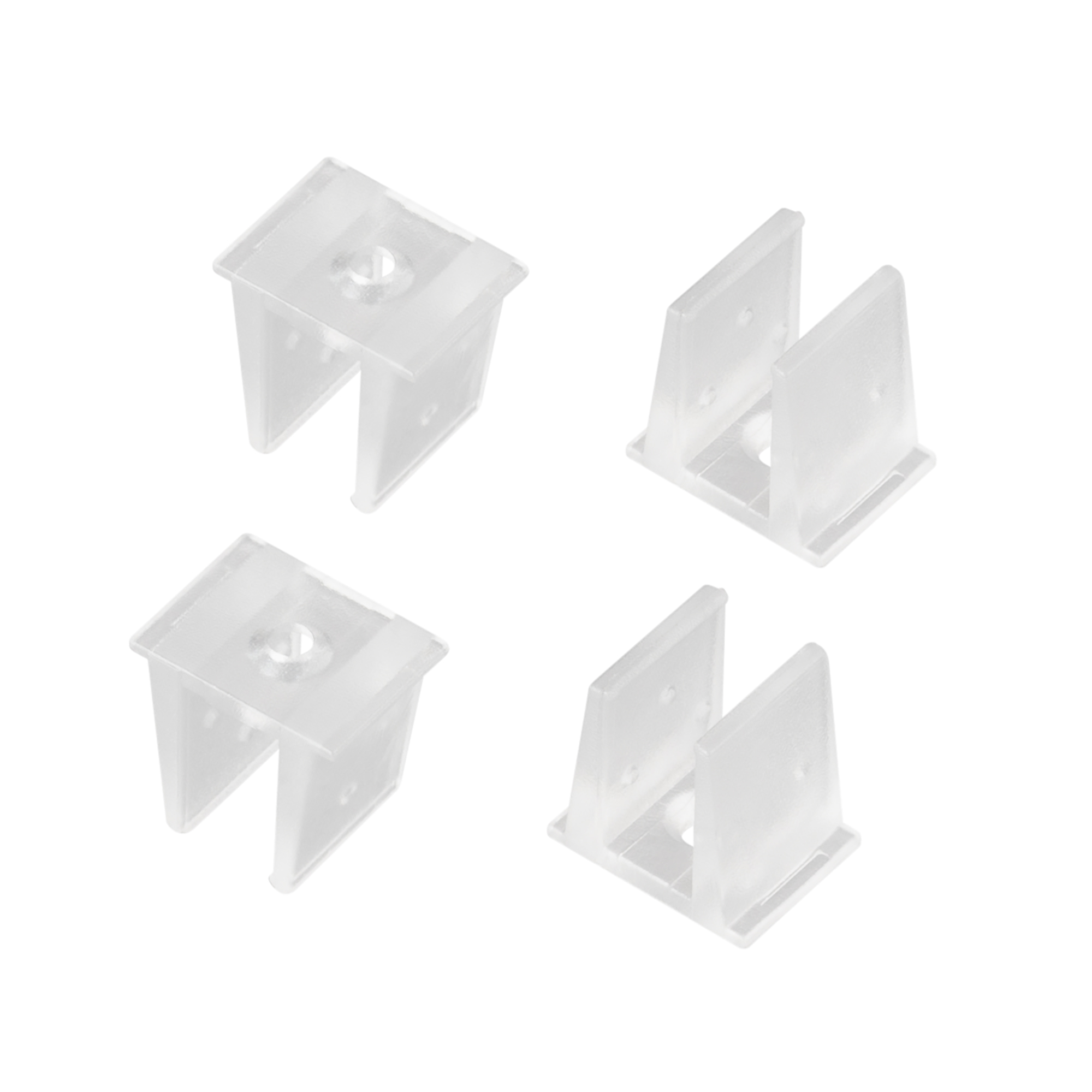 Держатель WPH-FLEX-0616-SIDE 045912 - Держатель прозрачный пластиковый для профилей  WPH-FLEX-0612-SIDE и WPH-FLEX-0616-SIDE. В комплекте 4 держателя. Цена за комплект.