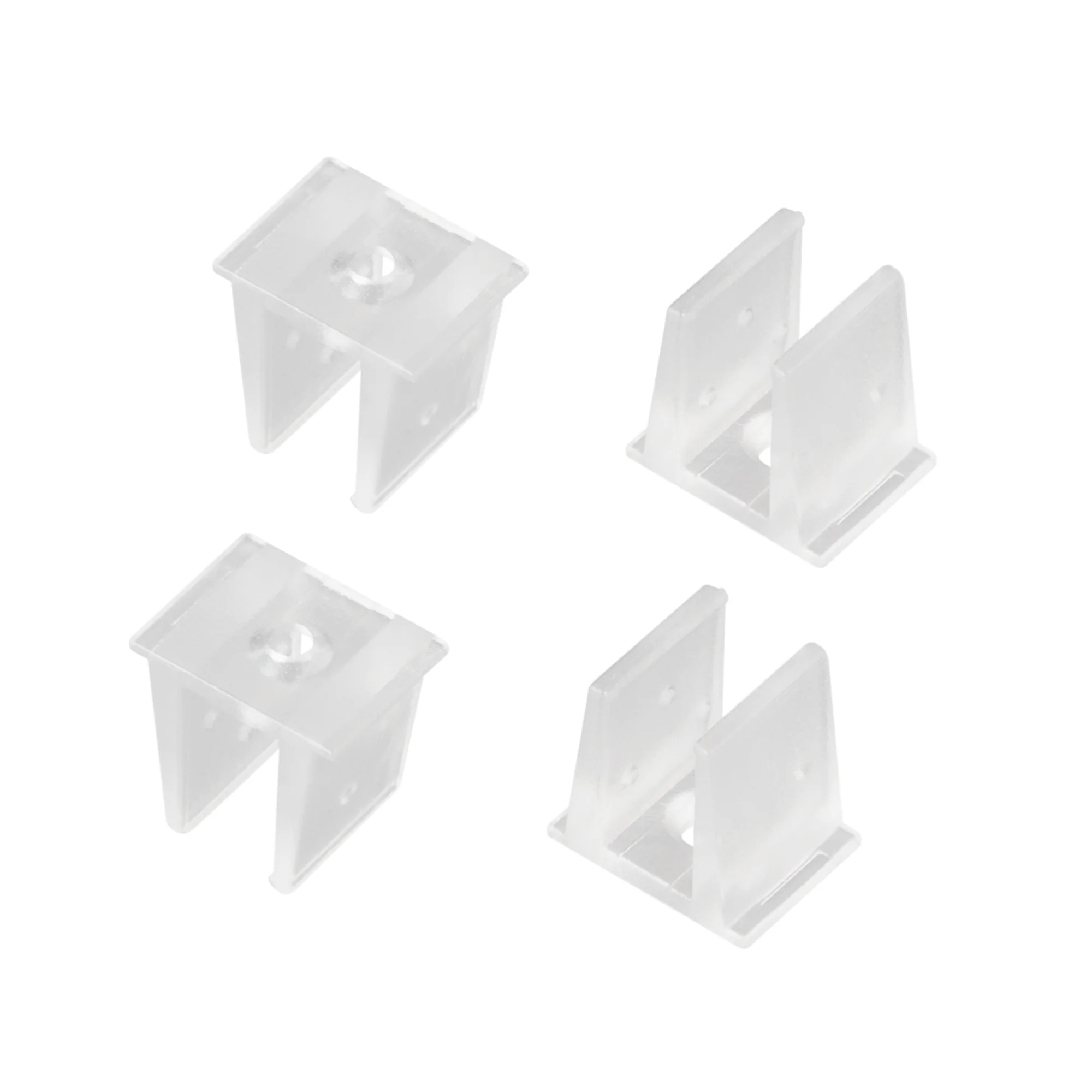 Держатель WPH-FLEX-0616-SIDE 045912 - Держатель прозрачный пластиковый для профилей  WPH-FLEX-0612-SIDE и WPH-FLEX-0616-SIDE. В комплекте 4 держателя. Цена за комплект.